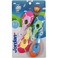 Jordan | Step 1 Cepillo de dientes para bebé 0-2 años | El cepillo de dientes original para bebé con cerdas extra suaves…